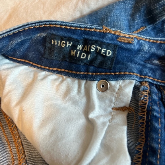 High Waisted Jean Shorts - Picture 6 of 6